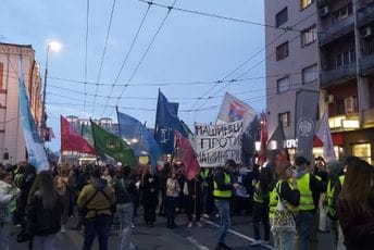 Srbija: Studenti u blokadi traže vanredne parlamentarne izbore