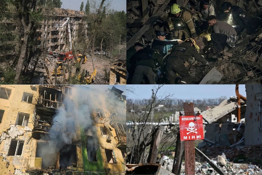 Iz časa u čas: Ruske rakete pogodile stambene zgrade u Harkovu: Najmanje jedna osoba povrijeđena