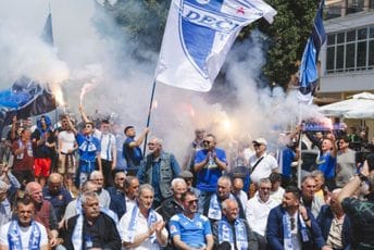 Pobunjeni navijači Dečića: Nije tačno da je protest uperen protiv Albanaca, njih ima i među organizatorima skupa
