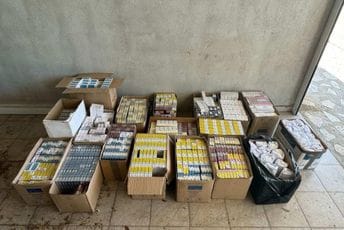 (FOTO) Granična policija uhapsila Baranina: Pronašli više od 25.000 eura, cigarete bez markica, rezani duvan