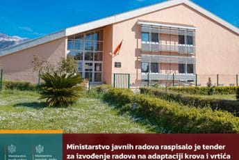 MPNI: Raspisan tender za izvođenje radova na adaptaciji vrtića u Baru