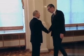 (VIDEO) Svečana večera u Kremlju: Putin dočekao Vučića
