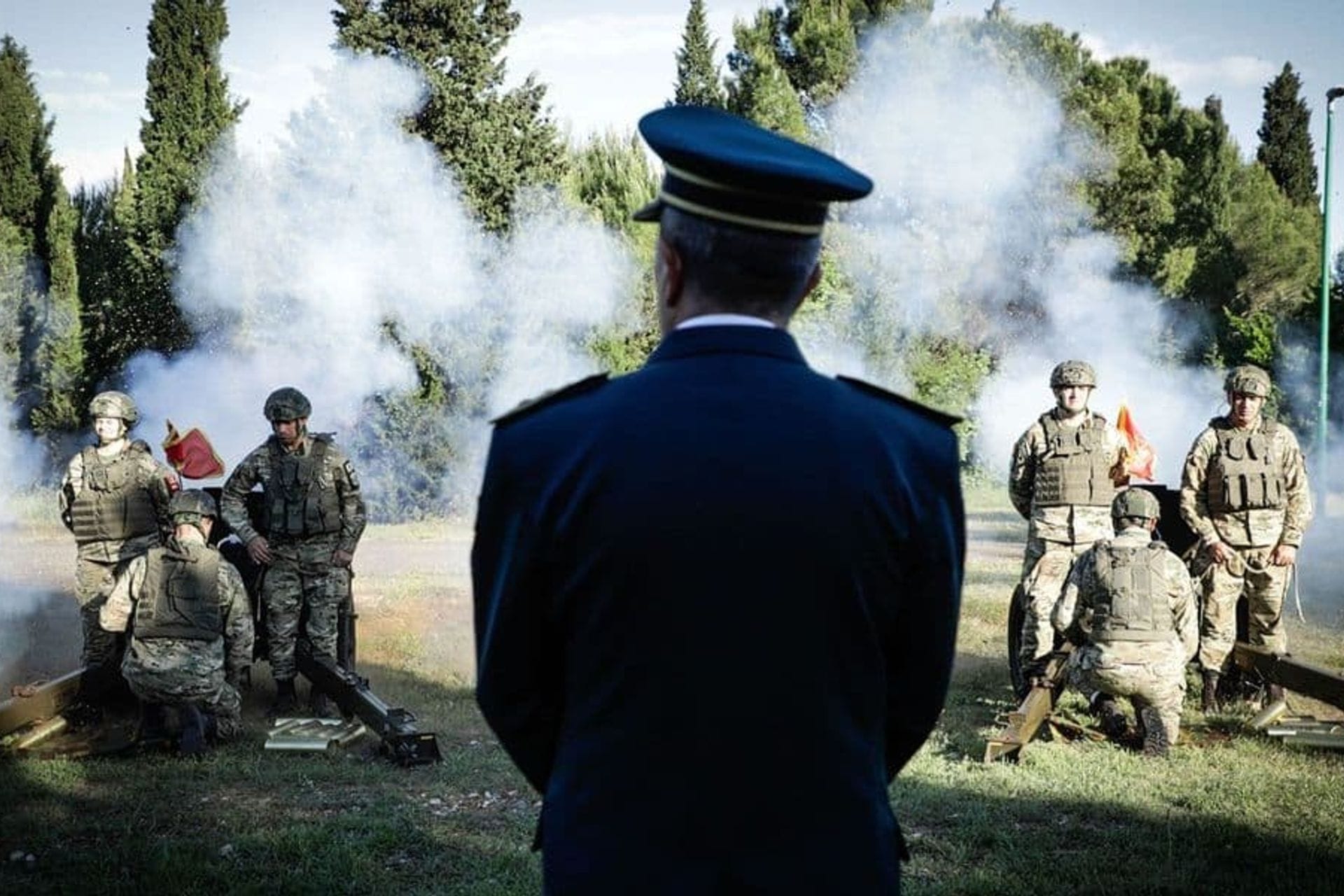 Fotografija 1: Ispaljeno 10 počasnih plotuna sa platoa na brdu Gorica