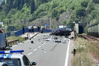 Saobraćajna nesreća na putu Podgorica - Virpazar: Poginuo motociklista