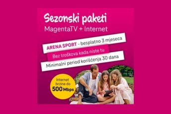 Crnogorski Telekom: Najbolje rješenje za ljeto – Internet i TV plaćate samo tokom mjeseci kada koristite servise