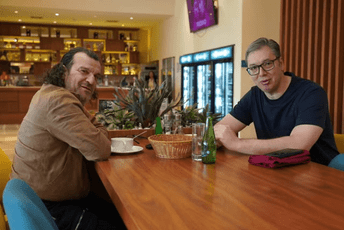 Vučić sa Lukasom: "Aca jede supu, spremamo se za Niško popodne"