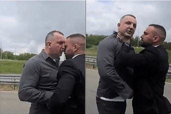 (VIDEO) Na auto-putu se fizički sukobili pripadnici kabineta predsjednika i premijera Srbije