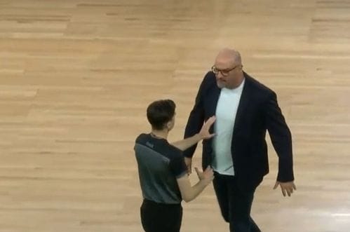 (VIDEO) Mitrović jurio sudiju po terenu, htio da ga bije: Reagovalo obezbjeđenje