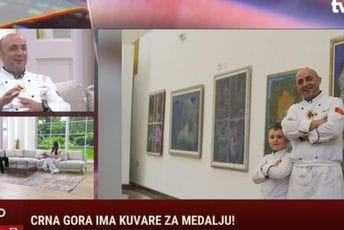 Zlatna medalja za "Montenegrin forest": Crnogorski kuvar i njegov sin briljirali u Nišu