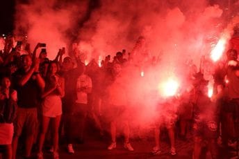 Janičić uz bakljadu dočekan na podgoričkom aerodromu