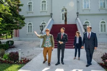 Milatović ugostio nobelovca Džejmsa Robinsona u Plavom dvorcu