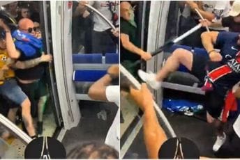 (VIDEO) Haos u minhenskom metrou pred finale Lige šampiona: Navijači se tukli palicama