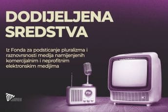 SAMU: Iz Fonda 900.053 eura za 45 programskih sadržaja 13 emitera
