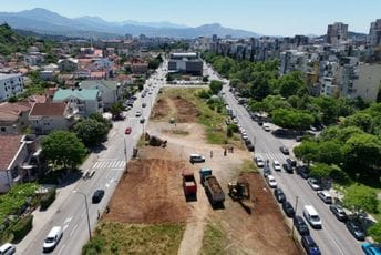 Podgorica: Počeli radovi na izgradnji novih parking mjesta u Bloku V