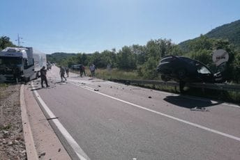 Saobraćajna nesreća u Trubjeli: Poginula jedna osoba