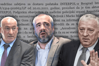 Interpolu Beograd 25. januara 2021. dostavljeni svi podaci o boravku Belivuka i Miljkovića u Crnoj Gori