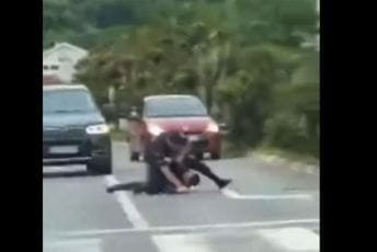 UP o tuči u Podgorici: Policajac primijenio sredstvo prinude jer se vozač opirao