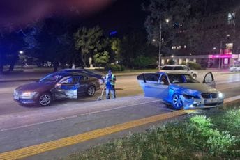 Saobraćajna nezgoda u Podgorici: Sudar dva vozila na Mostu Blaža Jovanovića