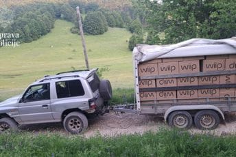 Plužinjanin lišen slobode: U prikolici vozio robu bez dozvole vrijednu 315.000 eura