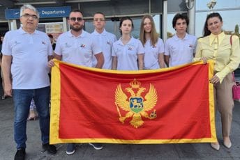 Učenici Gimnazije „Slobodan Škerović“ otputovali u Sofiju: Predstavljaće Crnu Goru na IX Olimpijadi iz fizike