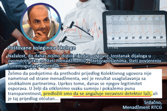 Hoće li RTCG postići mir prije presude: Traži se specijalan poligraf