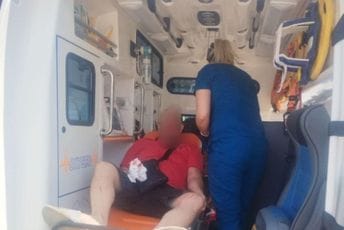 Vatrogasac iz Tivta napadnut bagerom pred petogodišnjim sinom