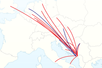 Znate li dokle se sve 1990. moglo direktno sa aerodroma u Titogradu i Tivtu?