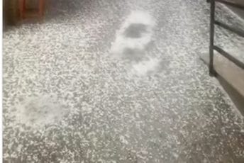 (VIDEO) Nakon toplih dana stiglo osvježenje: Kiša i grad padaju širom Crne Gore