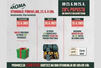 Nova Aroma na Starom aerodromu, otvaranje koje se ne propušta