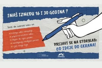 Evropska kuća organizuje edukativni program StoryLab: Emocije, naracija i digitalne vještine u službi savremene odgovorne komunikacije