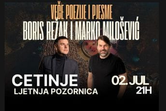 O ljubavi, životu i snovima: Veče poezije i pjesme Borisa Režaka i Marka Miloševića pod cetinjskim vedrim nebom