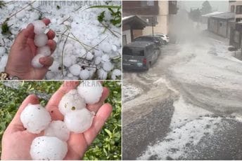 (VIDEO) Oluja zahvatila Austriju:  Grad razbijao automobile, u Sloveniji izdali upozorenje