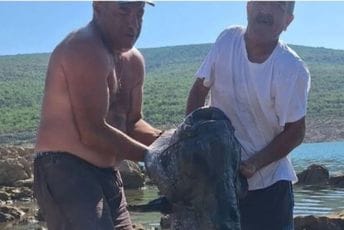 Kapitalac duži od dva metra ulovljen u Bilećkom jezeru: Borba sa somom trajala 40 minuta