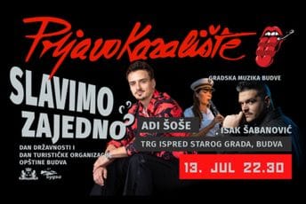 Budva slavi Dan državnosti: 13. jul uz Prljavo kazalište, 14. pred Budvanima Adi Šoše