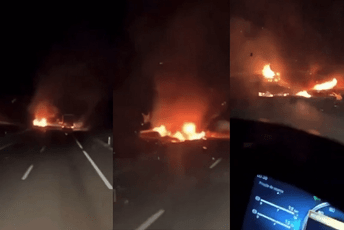 Kamiondžija snimio Žotin Lamborđini u plamenu, prošao pored njega tri minute poslije tragedije