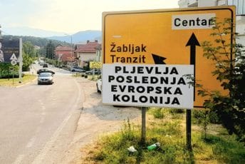 Pogledajte šta je danas pisalo na svim ulazima u Pljevlja