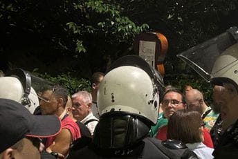 Crnogorski PEN centar: Biber sprejom na antifašizam