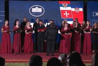 Svečanost nakon dodjele Trinaestojulske nagrade otvorilo srpsko pjevačko društvo