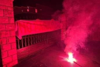 Na kapiji u podnožju Gorice postavljena parola „No pasaran“