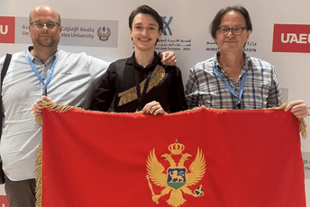 Sjajna vijest iz Dubaija: Aleksa Damjanović osvojio bronzu za Crnu Goru na Olimpijadi iz hemije