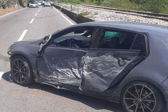 Virpazar: Sudar dva vozila, jedna osoba povrijeđena