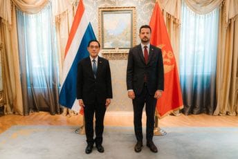 Milatović primio akreditivna pisma ambasadora Australije, Južnoafričke Republike, Tajlanda i Kirgistana