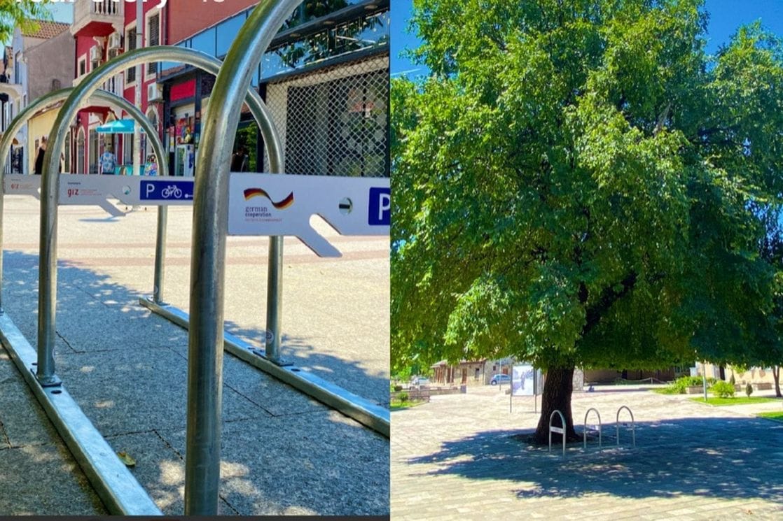 Podgorica dobila prvih šest sigurnih BPARCO parkirališta za bicikle i električne trotinete