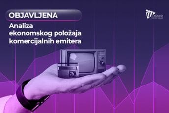 Analiza AMU: Gotovo trećina komercijalnih emitera u Crnoj Gori posluje s gubitkom, manje od polovine ostvaruje pristup Fondu