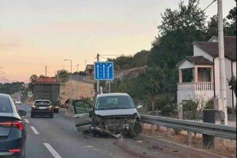 Udes na putnom pravcu Danilovgrad - Podgorica