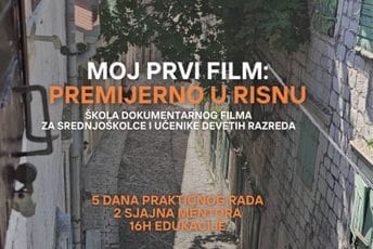 Filmska radionica za djecu i mlade u Risnu od 7. do 10. avgusta: Predavači Vladimir Perović i Elizabeta Koneska