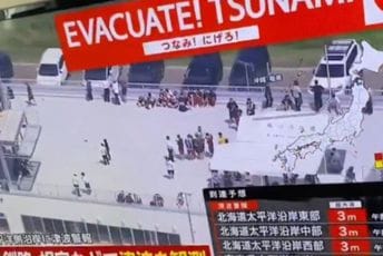 (VIDEO) Skoro dva miliona Јapanaca evakuisano zbog cunamija, talasi veći od metra