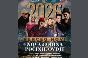Herceg Novi već sprema slavlje za Novu godinu: Pogledajte uz koje će zvijezde dočekati 2026.