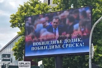 Repulika Srpska: Pojavili se plakati podrške Dodiku, postavlja ih sam sebi