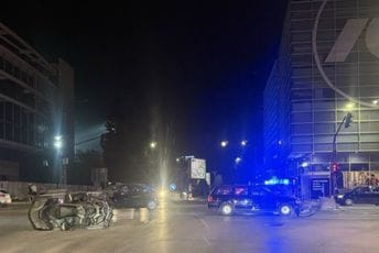 Saobraćajna nezgoda kod mosta Milenijum, povrijeđene dvije osobe